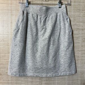 D & Co Essentials Women’s Grey Skort Mini Skirt Cotton Size XXS